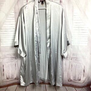 Victoria's Secret Short Robe Silver Gray M/L